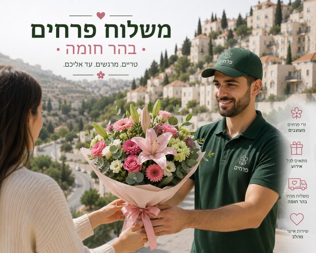 משלוח פרחים בהר חומה